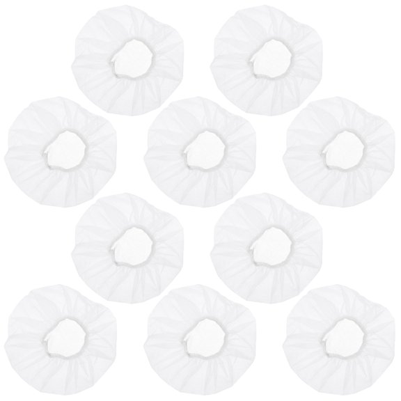 100Pcs Non-Woven Sanitary Headphone Ear Cover Disposable Headset Covers
