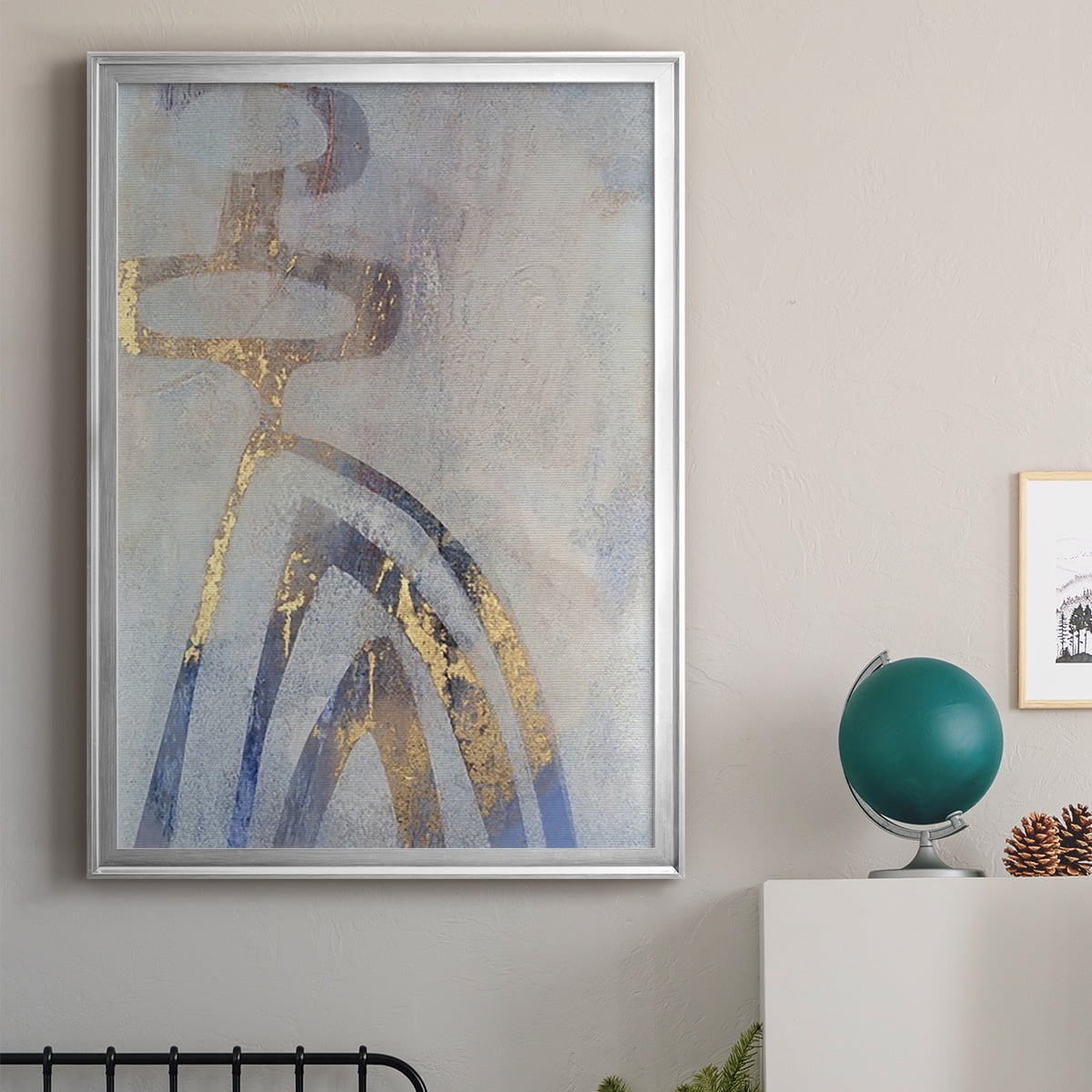 Linx III Premium Framed Print, in Gold, Black, or Silver - Ready to Hang
