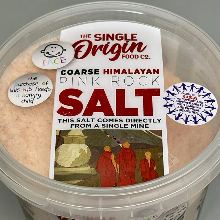 The Real Company Himalayan Pink Rock Salt - Course - Case of 6