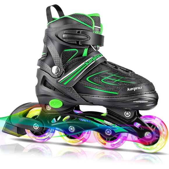 Patines en línea ajustables KAQINU con ruedas ligeras