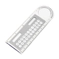 thumbnail image 5 of Naierhg Mini Solar Transparent Ruler Calculator with Magnifier Student School Supplies, 5 of 5