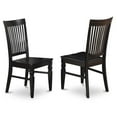 thumbnail image 4 of East West Furniture Dining Table- Dining Chairs, NOWE3-BLK-W, 4 of 6