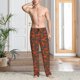 thumbnail image 2 of Fotbe Crayfish Pantalones de Pijama para Hombre, Pantalones de Dormir, Pantalones de Casa con Cintura Ajustable y Bolsillos-Medium, 2 of 6
