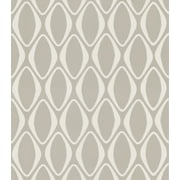 Kenneth James Eclipse Light Grey Diamond Geometric Wallpaper