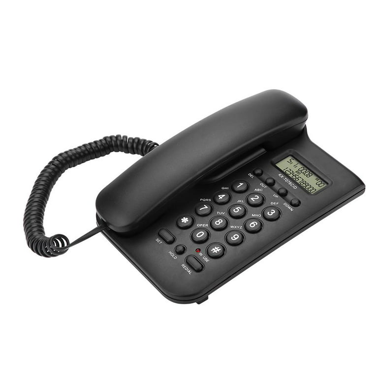Other Electronics KXT076 Home El Wired Desktop Wall Phone Office Landline  Telephone Black White Telefono Fijo Para Casa Home Phone 230306 From Zuo04,  $16.61