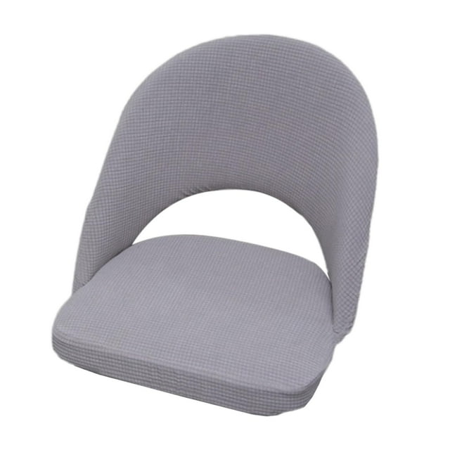 GUOOL Chaise Courbée Housse Slip Résistant Haute Étirement Dîner Conférence Lavable Gris Clair