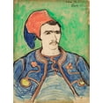 thumbnail image 2 of Van Gogh, Vincent 25x32 Gold Ornate Wood Framed with Double Matting Museum Art Print Titled - The Zouave (1888), 2 of 4