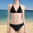 thumbnail image 1 of Conjunto de bikini para mujer, elegante traje de baño femenino para actividades acuáticas, vacaciones en la playa SG, 1 of 8