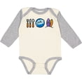 thumbnail image 3 of Inktastic Surfing Eat Sleep Surf Boys or Girls Long Sleeve Baby Bodysuit, 3 of 5