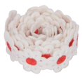 thumbnail image 2 of Accesorios de encaje de poliéster con impresión roja de 4 yardas, cinta para envolver regalos DIY, cinta para lazos de Navidad, festivales, cinturón de embalajeEstilo 1, 2 of 11