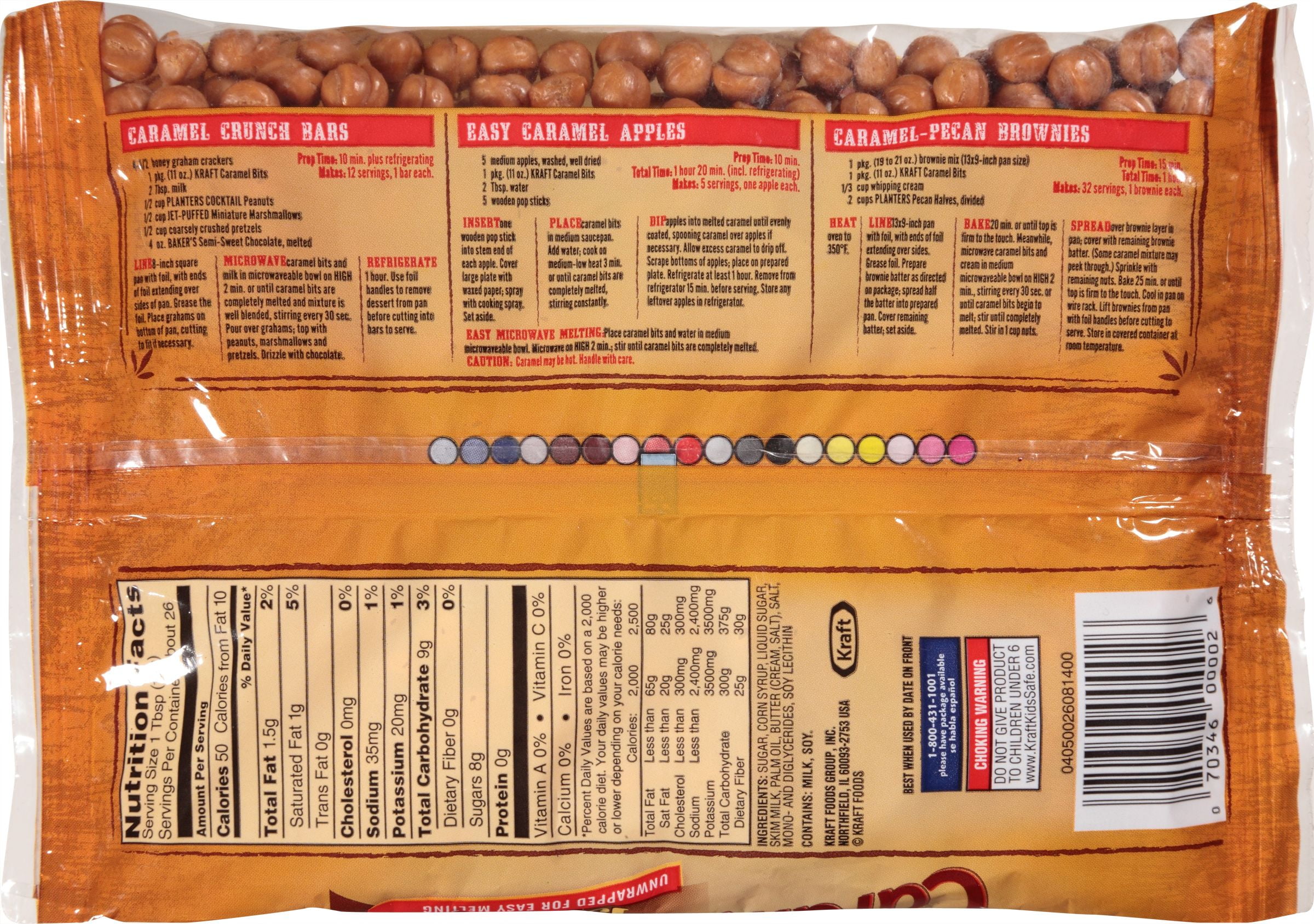 caramel squares calories