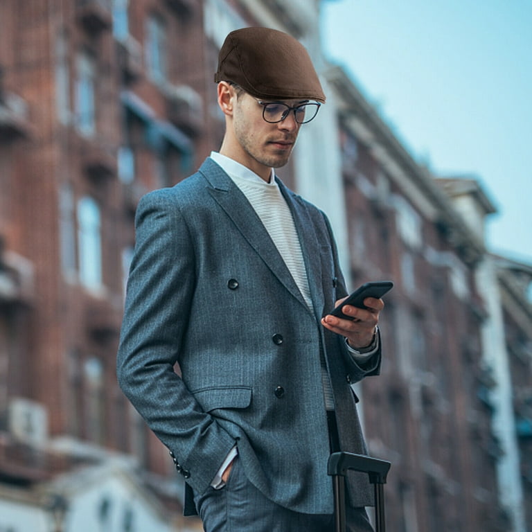 Newsboy Hats for Men Flat Cap Cotton Adjustable Breathable Irish