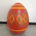 thumbnail image 2 of Huevos De Pascua Inflables Huevo de Pascua coloridos adornos de Pascua de 3 pies para fiesta de vacaciones de Pascua (celosía) Hugtrwg libre de BPA, 2 of 7