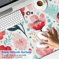 thumbnail image 2 of Long Mouse Pads for Desk,Pioneer Flower Floral Print Pattern Desk Mats on Top Of Desks, Desk Mouse Pad Extra Large with 3mm Non-Slip Base and Stitched Edge for Gaming,Office,Work,Home 47.3"x23.6", 2 of 6