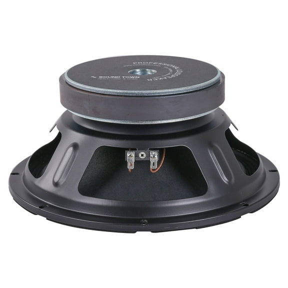 Sound Town 10" 150W Steel Frame Woofer, Low Frequency Driver, Replacement Woofer for PA/DJ Speakers (STLF-1050)