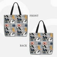 thumbnail image 6 of Rocae Dog for Features A Uniquely Designed,Large-capacity,Reusable Shoulder Zip Tote Shopping Bag for Vacations and Shopping, 6 of 6