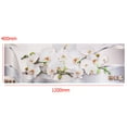 thumbnail image 4 of 16X47" Blanc Moderne Abstrait Magnolia Fleur Art Mural Impression Toile Décor à la Maison (Sans Cadre), 4 of 5