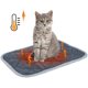 thumbnail image 1 of 1 x Almohadilla térmica para perros y gatos, Almohadilla térmica antideslizante lavable para cachorros, Manta calefactora de felpa suave, Colchón súper cálido ecológico, L: 48x70cm., 1 of 4