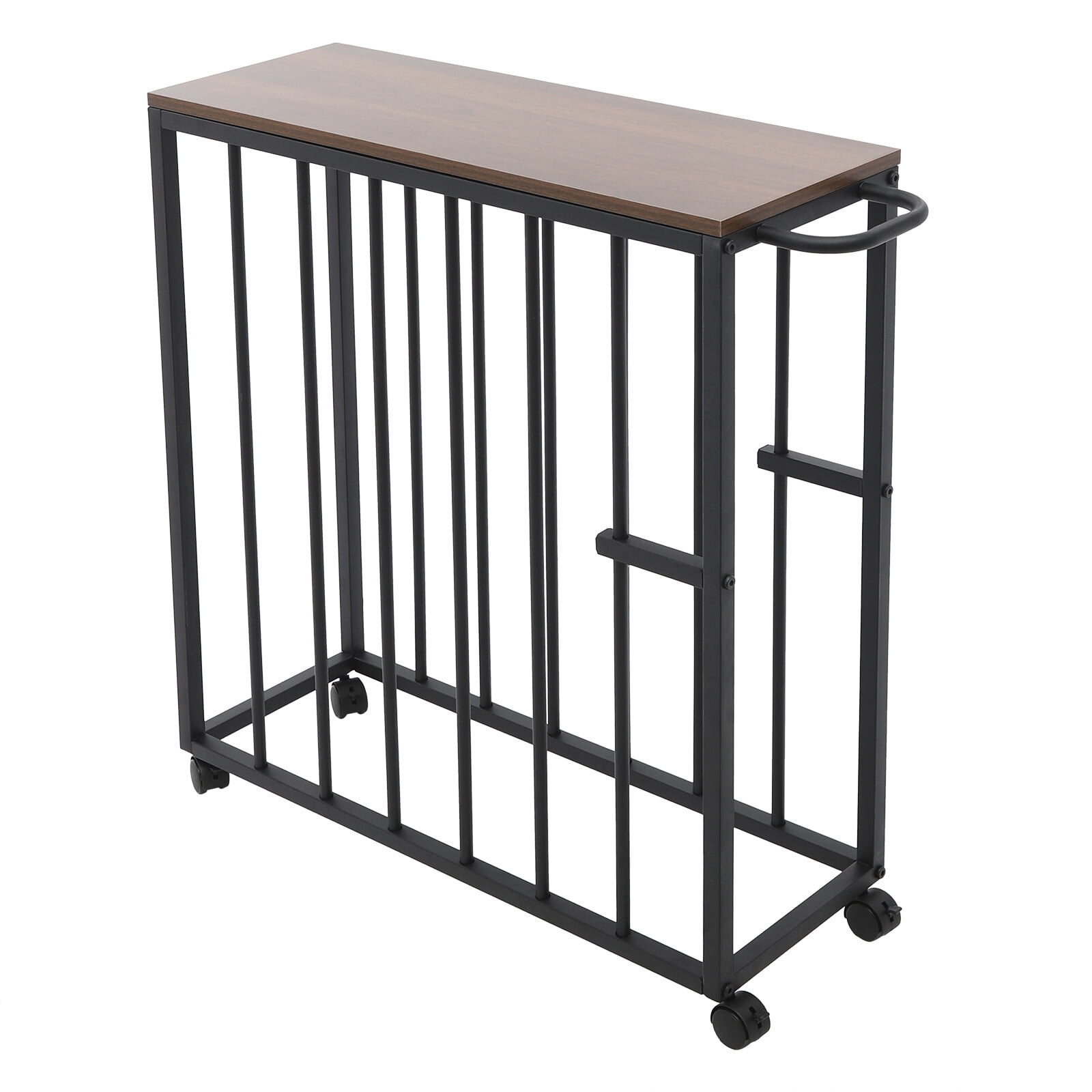 Black Painting Drying Rack Art Storage Rack Art Easel Display Stand w/ 4 Universal Wheels