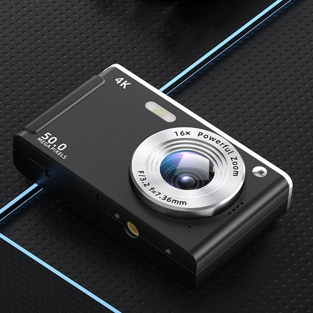 Electrónica, Cámara y Alrededores, Cámara Digital Macro CCD 1080P HD Pantalla de 2.8'' Enfoque Automático 16X Grabación Selfie Filtro de Belleza Cámara para Estudiantes Regalo de Navidad Cámaras digit