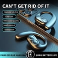 thumbnail image 3 of New Wireless Bluetooth Earphones Bone Conduction Ultra-long Endurance Open Earbuds with Dual Speakers 50% off Clearance!, 3 of 9