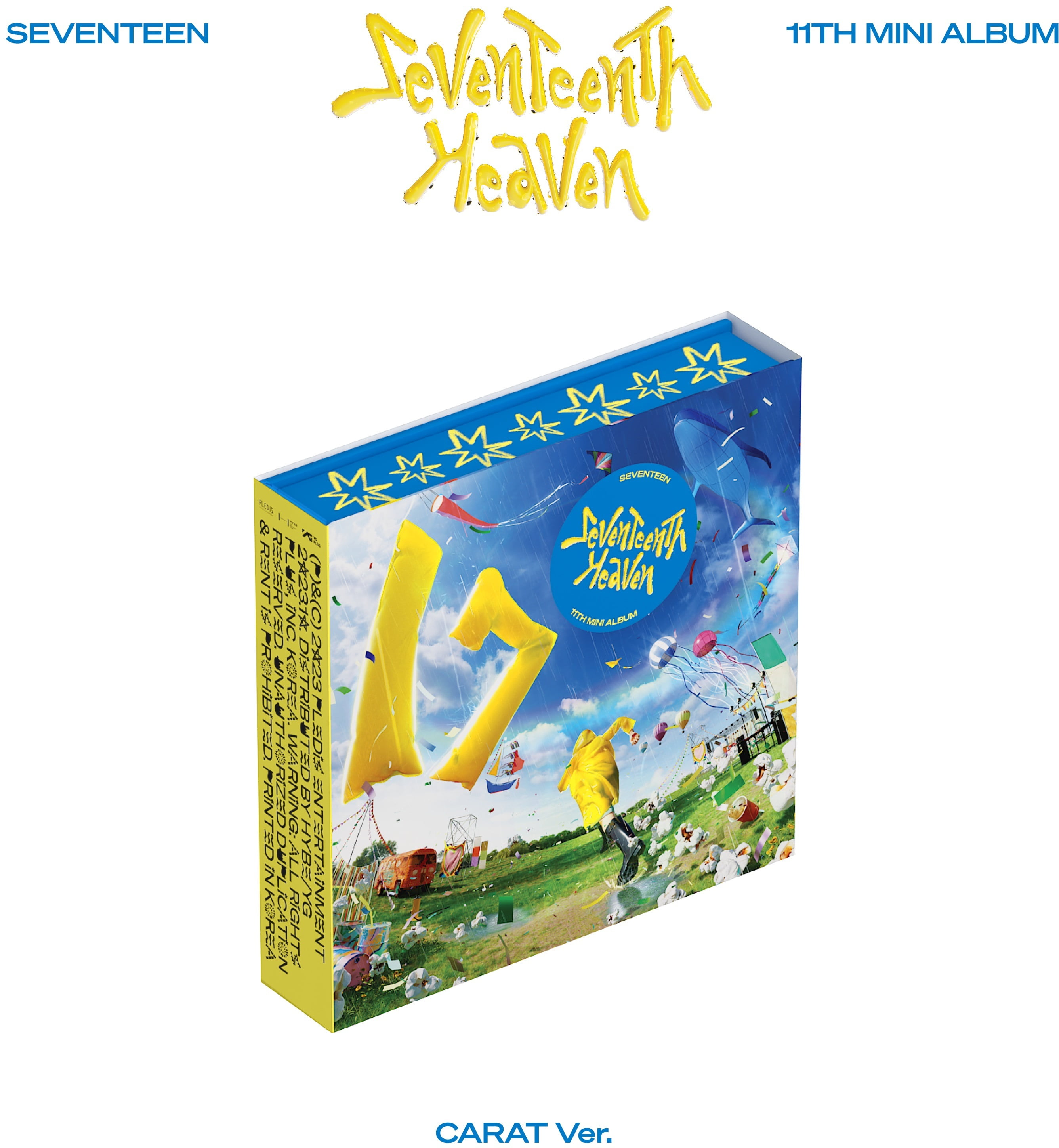 SEVENTEEN - SEVENTEEN SEVENTEENTH HEAVEN シリアル　10枚  ② Seventeen - SEVENTEEN 11th Mini Album 'SEVENTEENTH HEAVEN