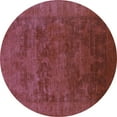 thumbnail image 1 of Ahgly Company Indoor Round Oriental Light Blue Industrial Area Rugs, 6' Round, 1 of 4