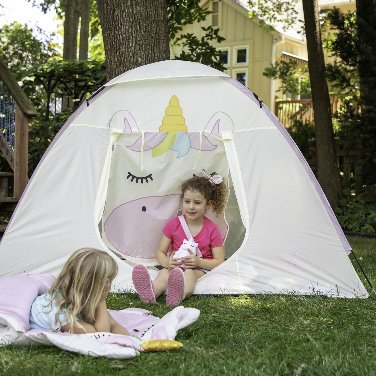 Firefly! Outdoor Gear Sparkle the Unicorn Kid's Camping Set (Tent, Sleeping Bag and Lantern)