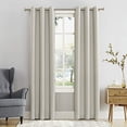 thumbnail image 2 of Sun Zero Easton Grommet Curtain Panel, 40" x 108", Pearl, 2 of 10