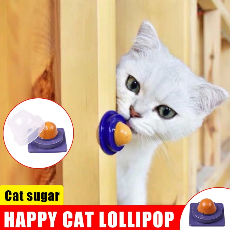 Lollipops 4 pcs Pet Cat Teaser Lollipop Cat Paw Shape Flannelette Teaser résistant aux 