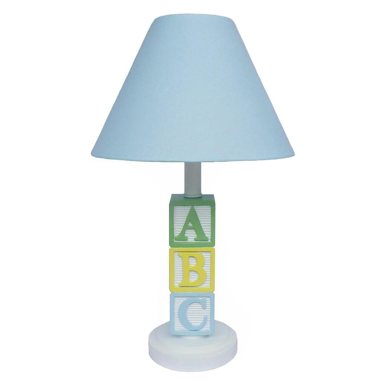 baby blue lamp shade for nursery