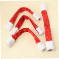 thumbnail image 3 of IFANLANDOR 4 Pcs Poignée de Porte Couvercle de Poignée de Réfrigérateur Protection de Poignée en Peluche Rouge Appareils de Cuisine, 3 of 8