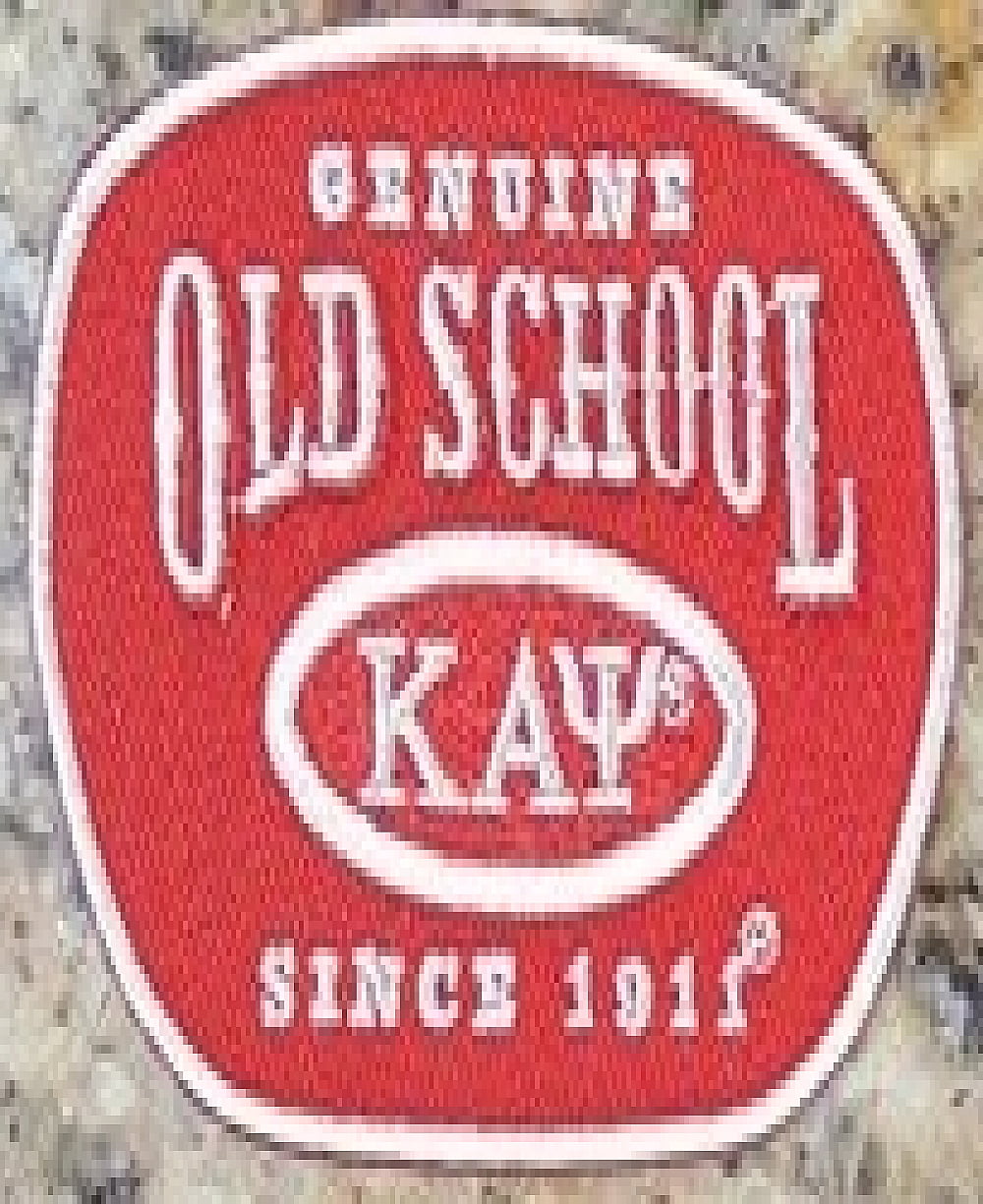 Set of 2 Kappa Alpha Psi Old School 4" Sew On Embroidered Patches Hard To Find 
