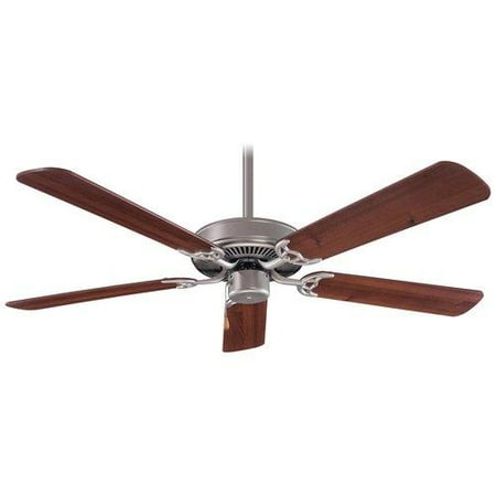 MINKA AIRE F546-BS/DW CEILING FAN BRUSHED STEEL W/ DARK WALNUT ... MINKA AIRE F546-BS/DW CEILING FAN BRUSHED STEEL W/ DARK WALNUT ...