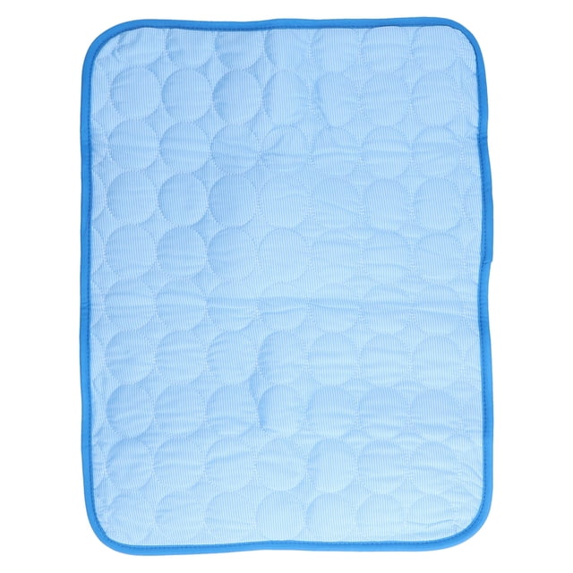 Alfombrilla refrescante para mascotas, transpirable, plegable, para perros y gatos pequeños, medianos y grandes, color azul M (60 x 50 cm)