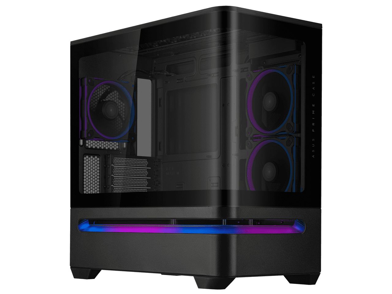 ASUS AP202ARGBCASEBLACK ARGB Micro-ATX PC Case with Tempered Glass