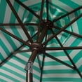 thumbnail image 3 of Safavieh PAT8007A Collection Athens Inside Out 98.82 in Green Geometric Round Tilting, UV Resistant, 3 of 6