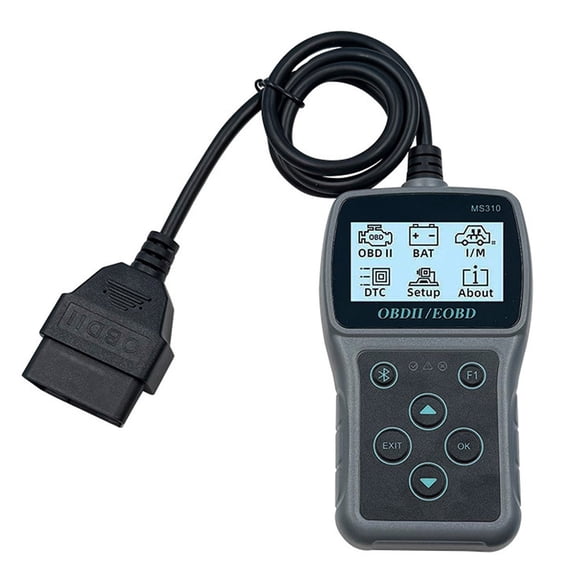 Escáner avanzado para vehículos con lector de códigos de avería del motor OBD2, datos en tiempo real y alimentación USB-C
