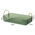thumbnail image 3 of Dosaele Metal Handle Makeup Organizer Makeup Storage Tray with Metal Handle Capacity Countertop Organizer for Neat Organized Cosmetic Storage for Bathroom, 3 of 8