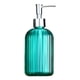 thumbnail image 1 of Dispensador de jabón de vidrio, botella de vidrio transparente rellenable para lavarse las manos con bomba (400 ml), 1 of 5