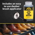 thumbnail image 3 of Fiebing's Leather Sole & Heel Black Edge Dressing 4 oz - High Gloss Shoe Dressing for Leather Soles and Heels - Provides a Protective, Glossy Finish After a Shoe Shine - Includes Brush Applicator, 3 of 6