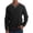 AB225 Black, variant on Tisuna Long Sleeve T-Shirts For Men Stretch V Neck Tops Men Solid Tshirts For Fitness Sports Size L