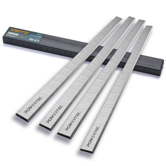 POWERTEC 12 Inch Planer Blades for Delta TP300, 22-540 Planer, Replacement for 22-547 Planer Knives, Set of 4 (12810DD)