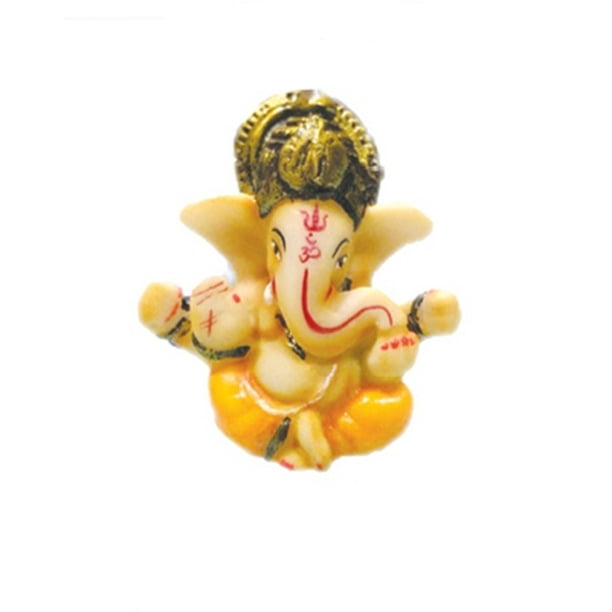Global Desi Ganesh Resin Statue Ganpati Idol Murti 2"