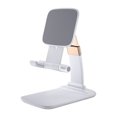 thumbnail image 3 of Moyic Soporte de plástico para tableta, plegable, estirable, reutilizable, soporte para teléfono móvil, para ver vídeos, transmisión en vivo, Teléfono y Comunicación Blanco, 3 of 6