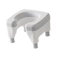 thumbnail image 1 of Silla de baño con inodoro, taburete de ducha portátil, antideslizante, gran capacidad de carga. Almohadón, 1 of 9