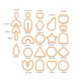 thumbnail image 4 of 24 piezas de polímero para hacer aretes, formas, manualidades y bisutería para niños. D-naranja 24 piezas, 4 of 5