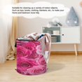 thumbnail image 6 of Popup Laundry Hamper Storage Basket Laundry Basket Laundry Hamper Convenient and Durable Vibrant Roses, 6 of 7