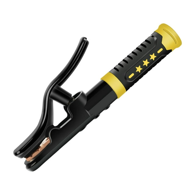 HILABEE Electrode Holder Copper Plier Ground Clamp for Construction Site Maintenance