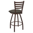 thumbnail image 2 of 410 Jackie 25" Swivel Counter Stool with Bronze Finish and Graph Chalice Seat, 2 of 4